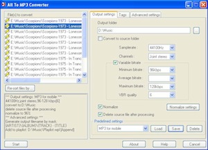 All to MP3 Converter screenshot