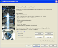 Audio Conversion Wizard screenshot