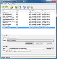 Protected Music Converter screenshot